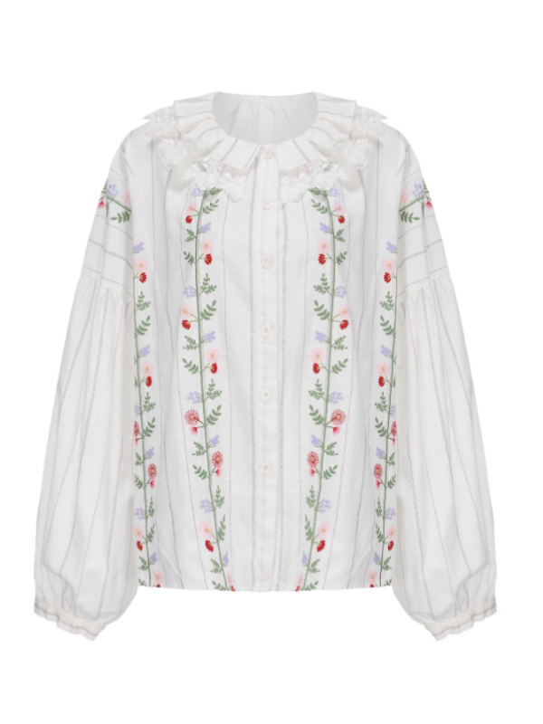 Striped Meadow Bloom Blouse