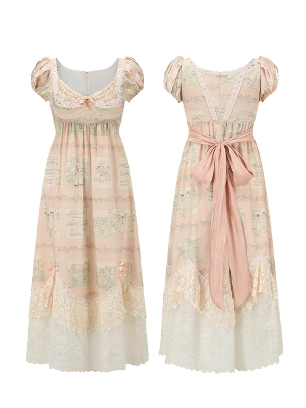 Blush Storybook Lace Dress