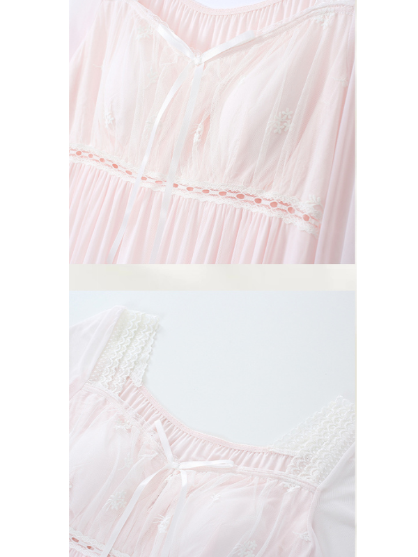 Moonlit Elegance Vintage Nightgown