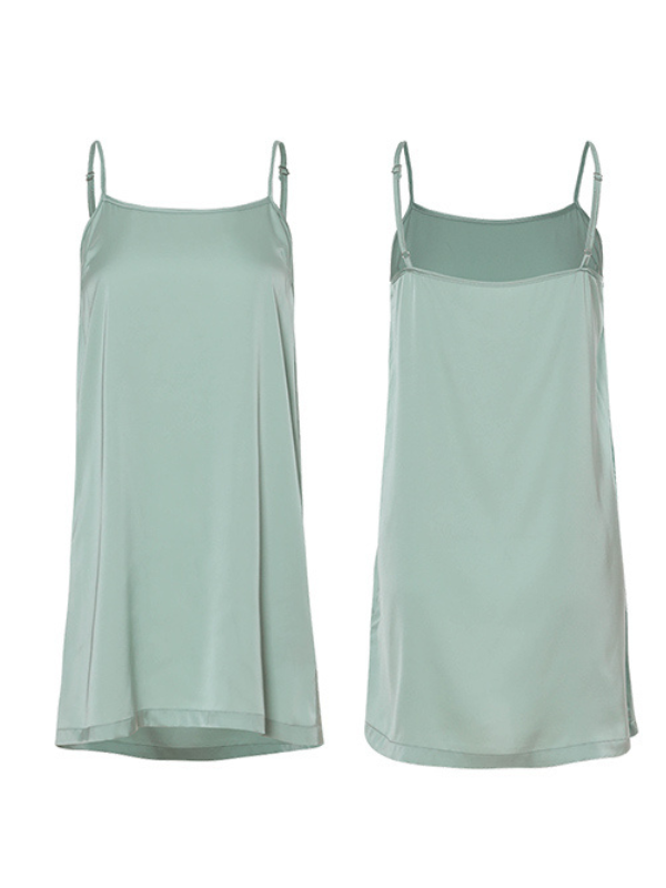 Mint Fairy Puff Sleeve Dress