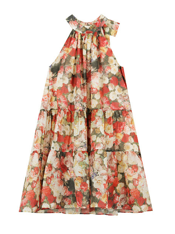 Enchanted Garden Halter Dress