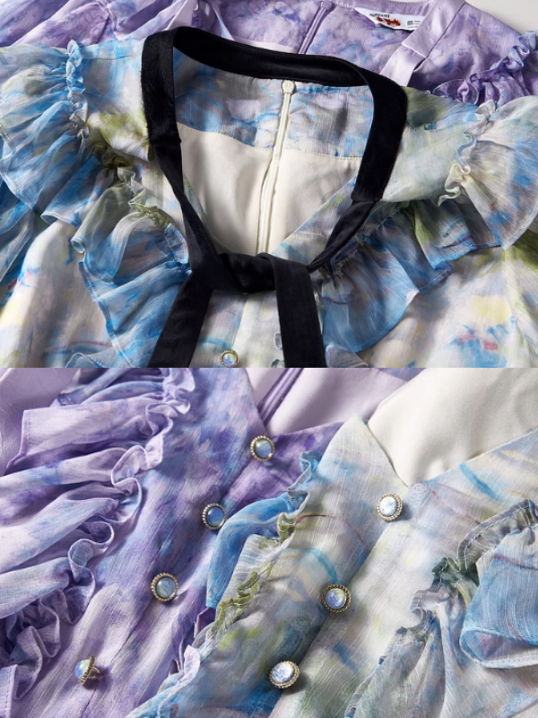 Monet's Dream Blue Dress