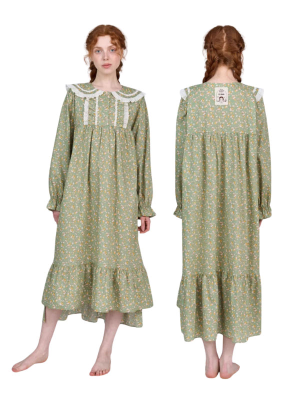 Vintage Floral Cottagecore Nightgown