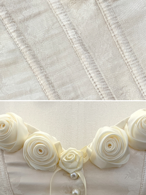Rose Blossom Herringbone Corset