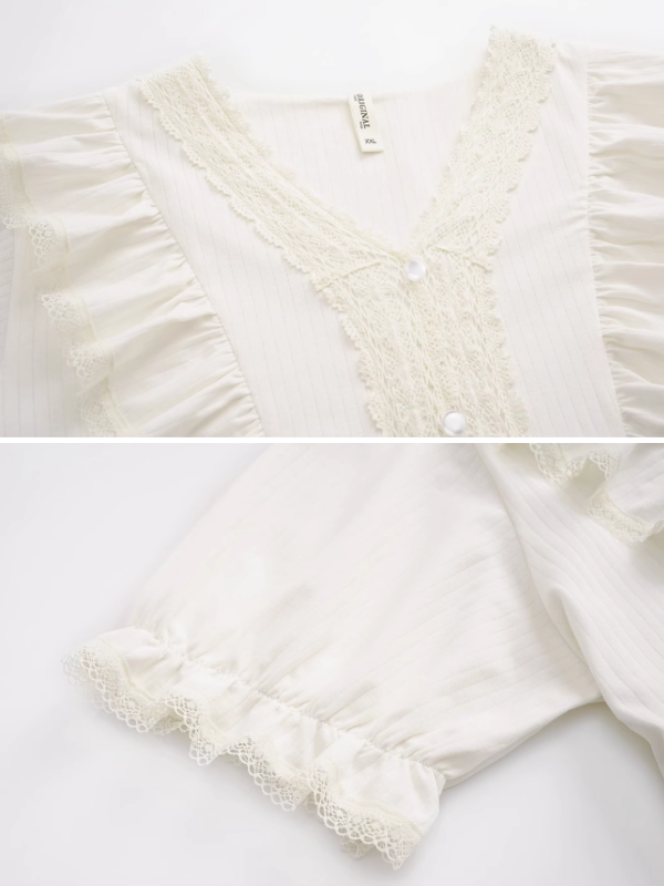Ivory Blossom Comfort Sleepwear