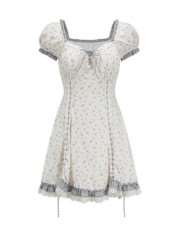 Ethereal Lace Coquette Dress