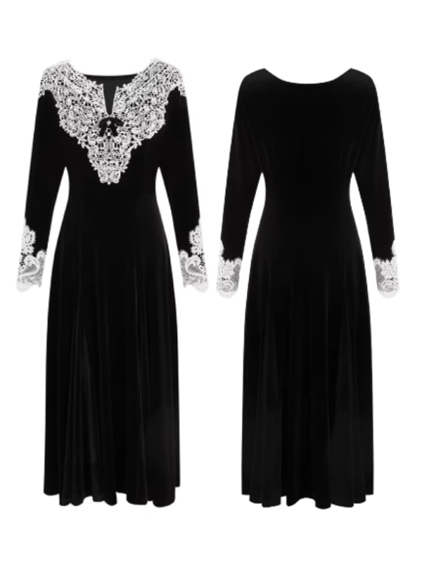 Midnight Lace Reverie Dress