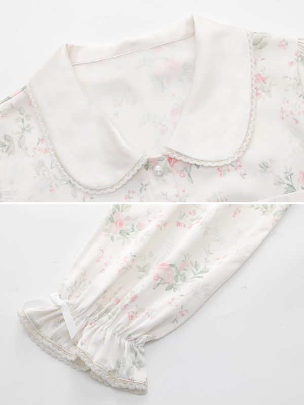 Pink Floral Whisper Sleepwear