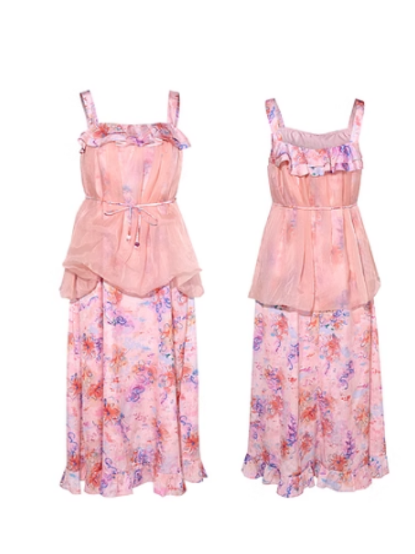 Pastel Dream Layered Dress