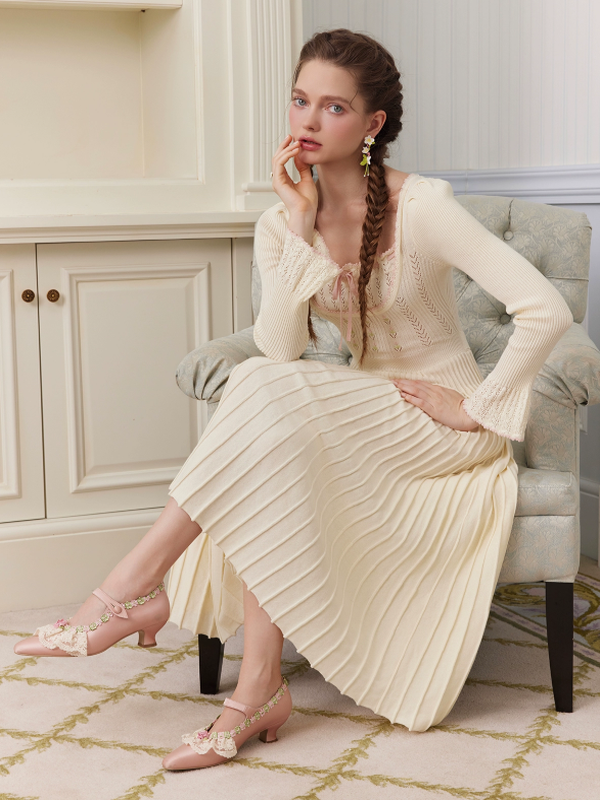 Melody of the Blooming Cotton Dress