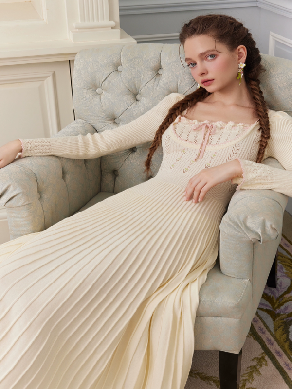 Melody of the Blooming Cotton Dress