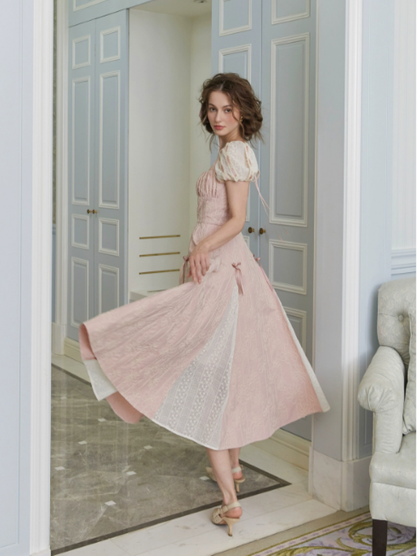 The Pink Flower Princess of the Palace Dress