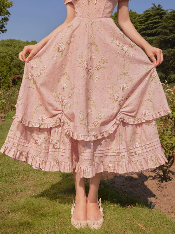 The Enchanted Walk in the Blossom Gown Dress