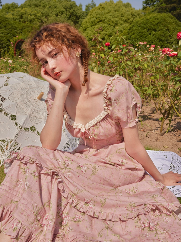 The Enchanted Walk in the Blossom Gown Dress