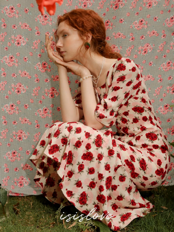 Enchanting Blossom of the Rose Empress Dress