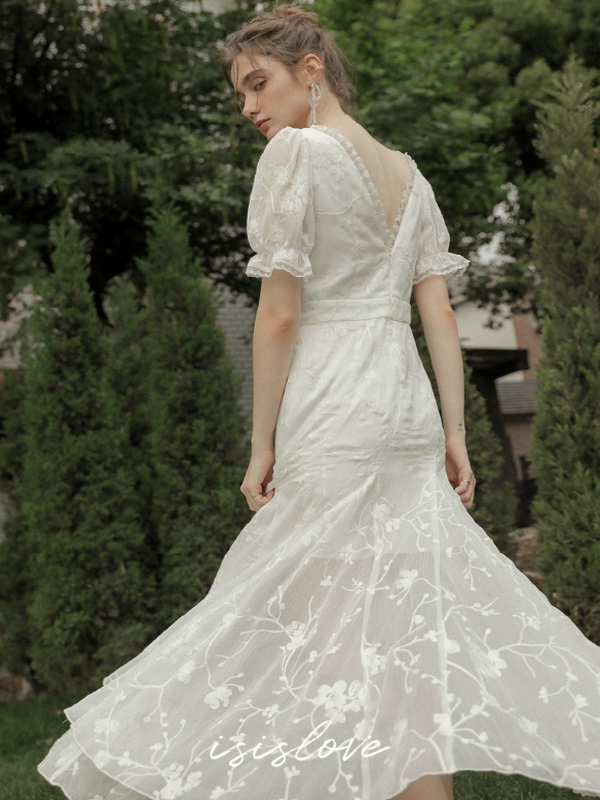 Chiffon Blossom Elegance Dress M