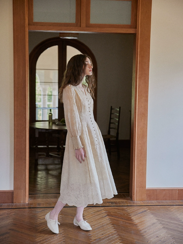 Vintage Blossom Radiance Dress