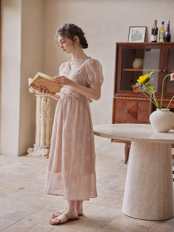 Rosy Rhapsody Reverie Dress