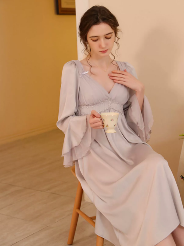 Lavender Dream Frill Nightgown