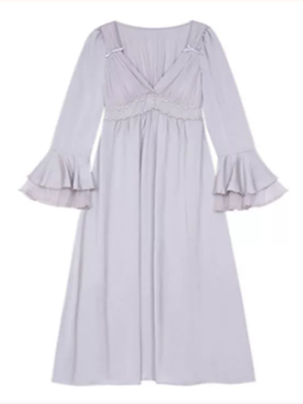 Lavender Dream Frill Nightgown