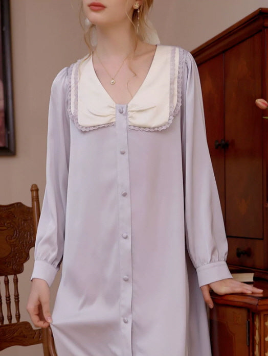 Lavender Ribbon Dream Nightgown