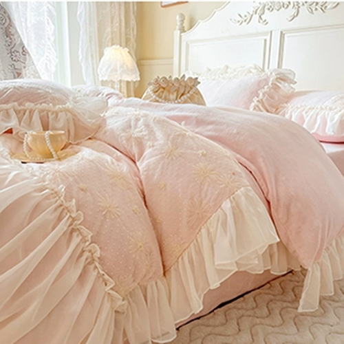 Parisian Pink Floral Bedding Set