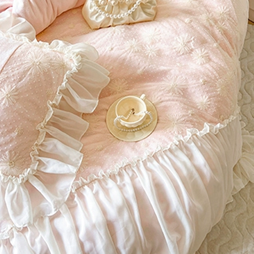 Parisian Pink Floral Bedding Set