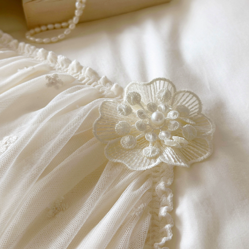 Romantic Parisian Lace Bedding Set