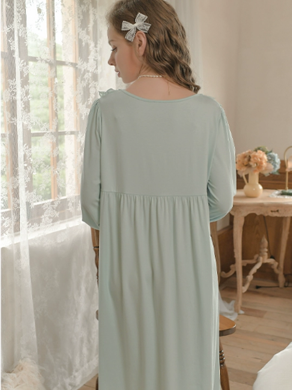 Enchanted Lace Mint Nightgown