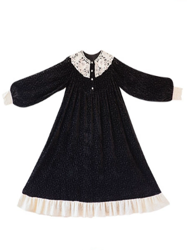 Velvet Twilight Elegance Dress