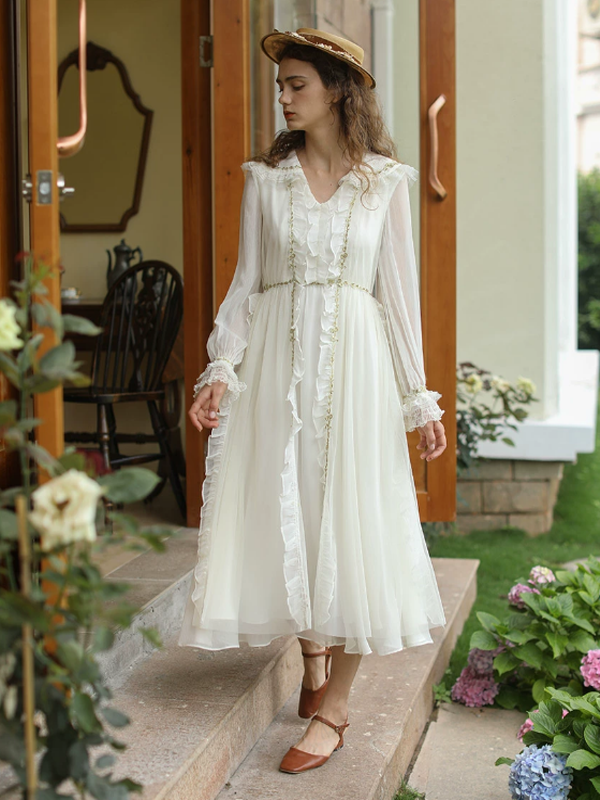 Fairy's Gold Embroidery Dress