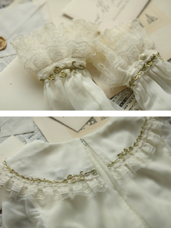 Fairy's Gold Embroidery Dress