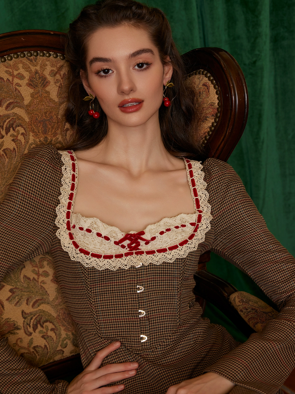 Vintage Lace Elegance Dress