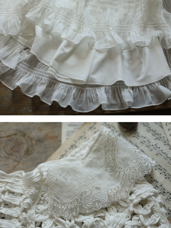 Sparkling Elegance French Knit Ensemble Dress