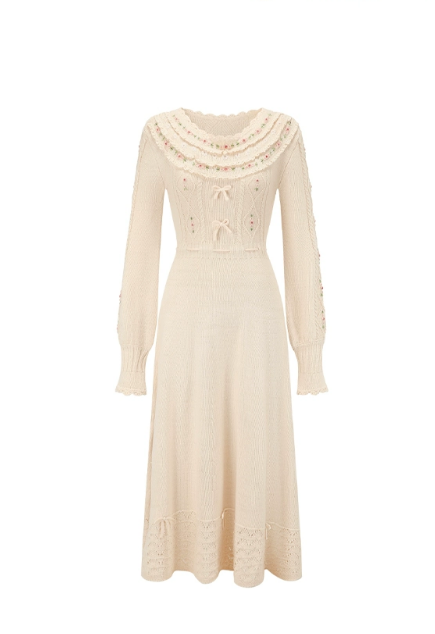Fairytales in Bloom Knit Dress