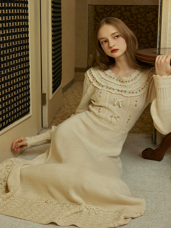 Fairytales in Bloom Knit Dress