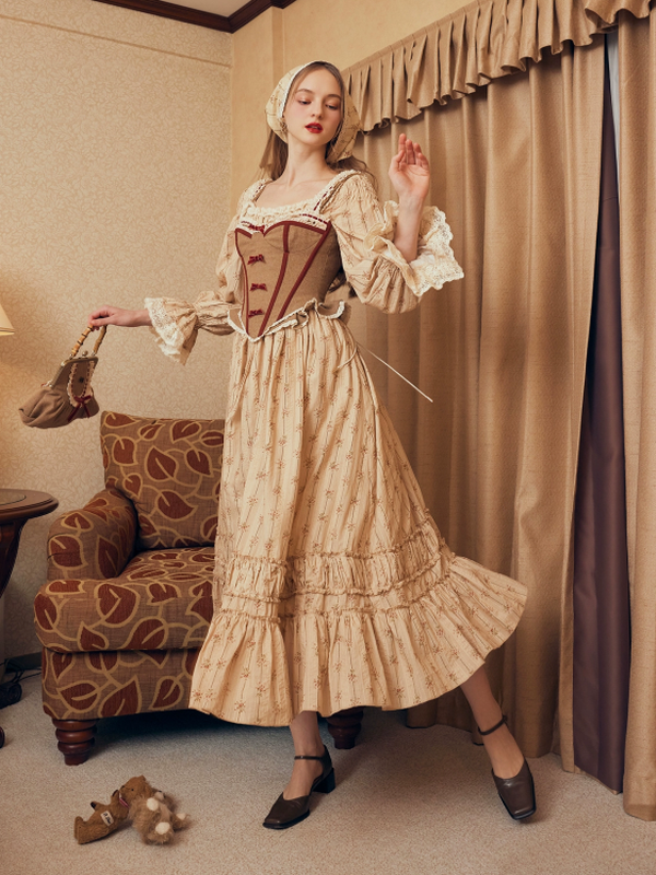 Cottage Charm Floral Dress