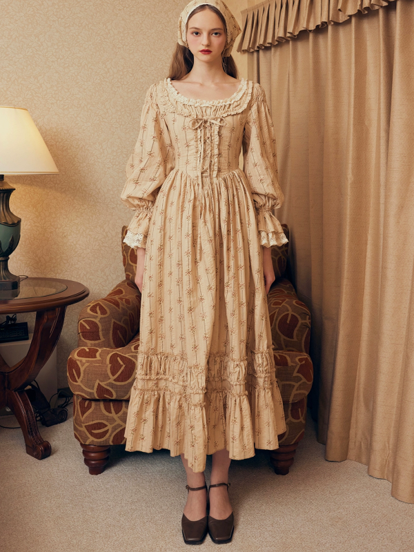 Cottage Charm Floral Dress