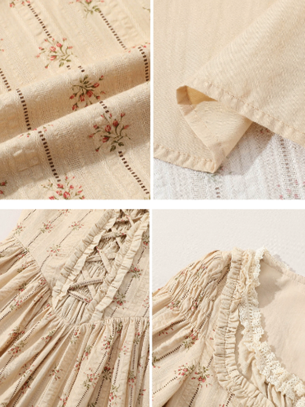 Cottage Charm Floral Dress