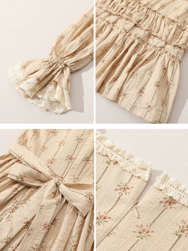 Cottage Charm Floral Dress