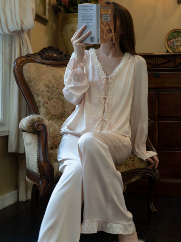 Silky Frill Princess Comfort Pajama