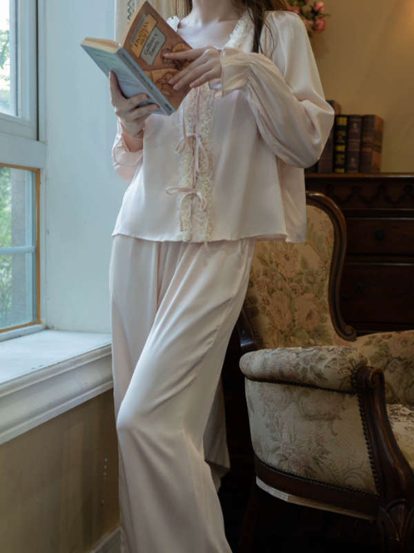 Silky Frill Princess Comfort Pajama