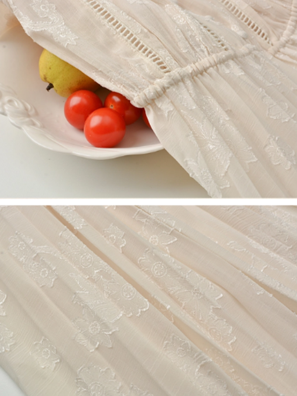 The Creamy Elegance Dress