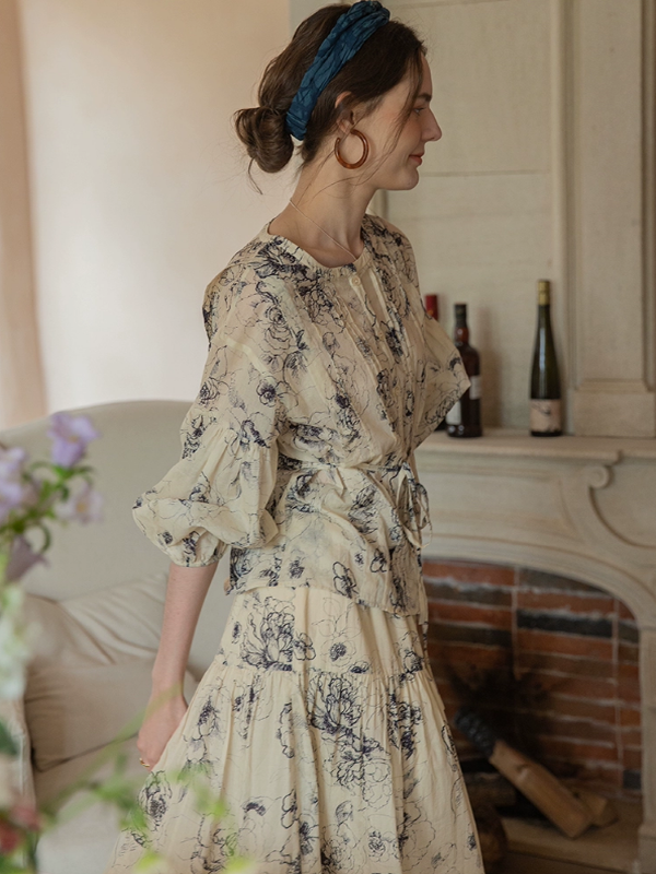 The Floral Harmony Blouse