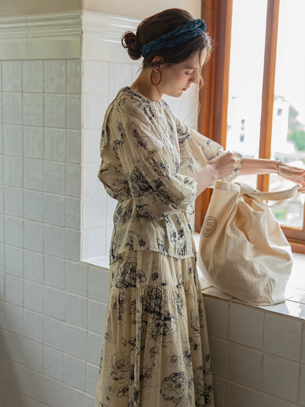 The Floral Harmony Blouse