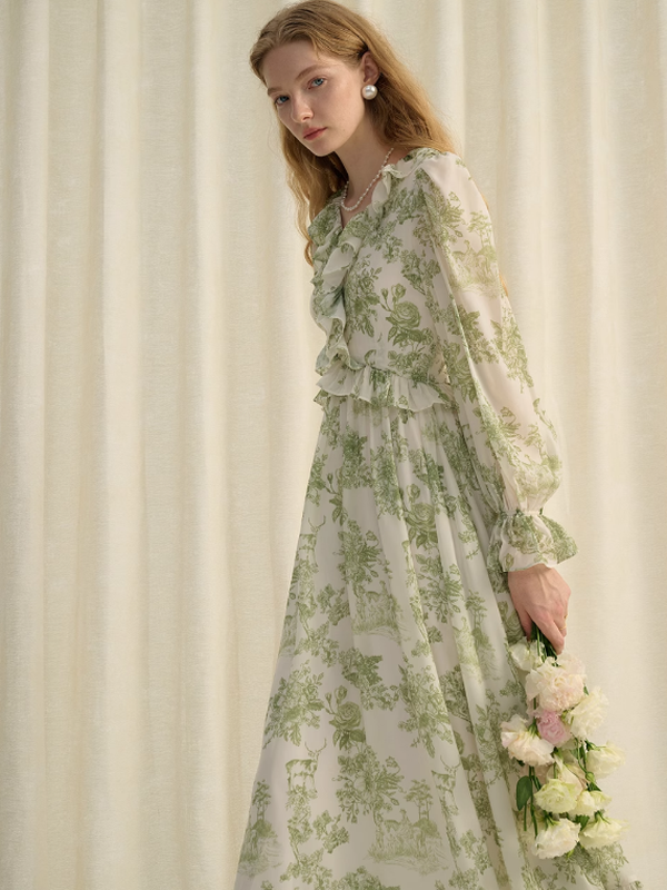 Garden Fairy's Green Rose Dress