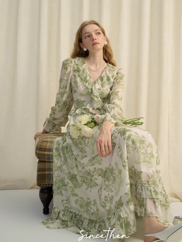 Garden Fairy's Green Rose Dress