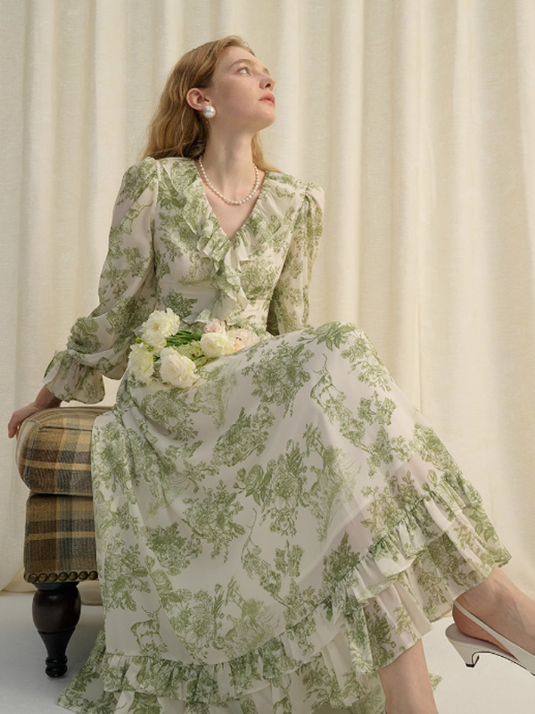 Garden Fairy's Green Rose Dress