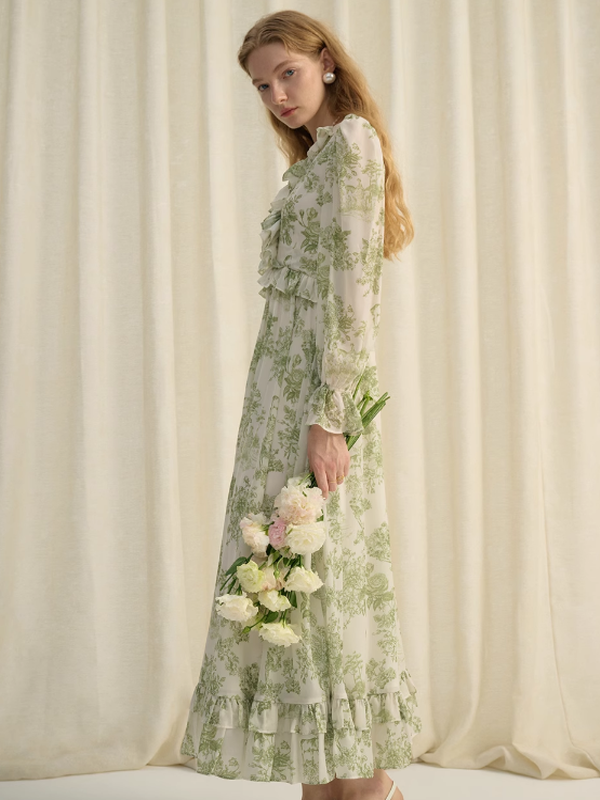 Garden Fairy's Green Rose Dress