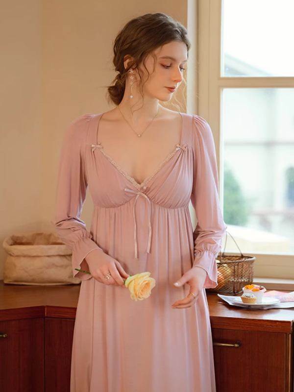Pink Sunset Lace Romance Night Dress Pink Sunset Lace Romance Night Dress